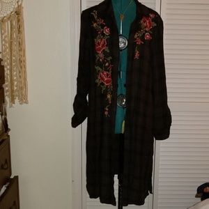 Style and co. Rayon boho duster
